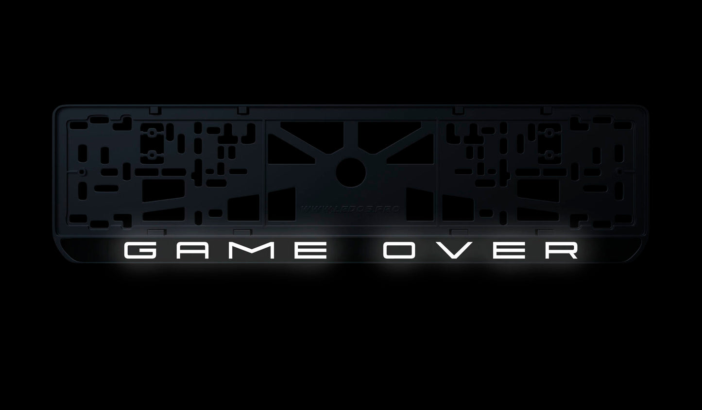 Рамка номерного знаку: Game Over (cтиль #3)