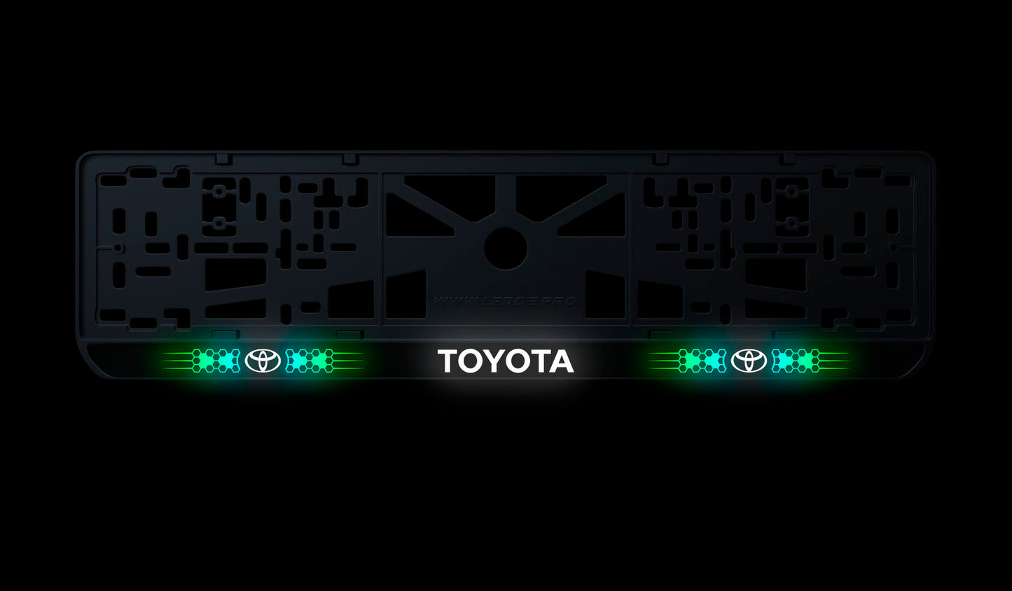 Рамка номерного знаку: Toyota (стиль #9)