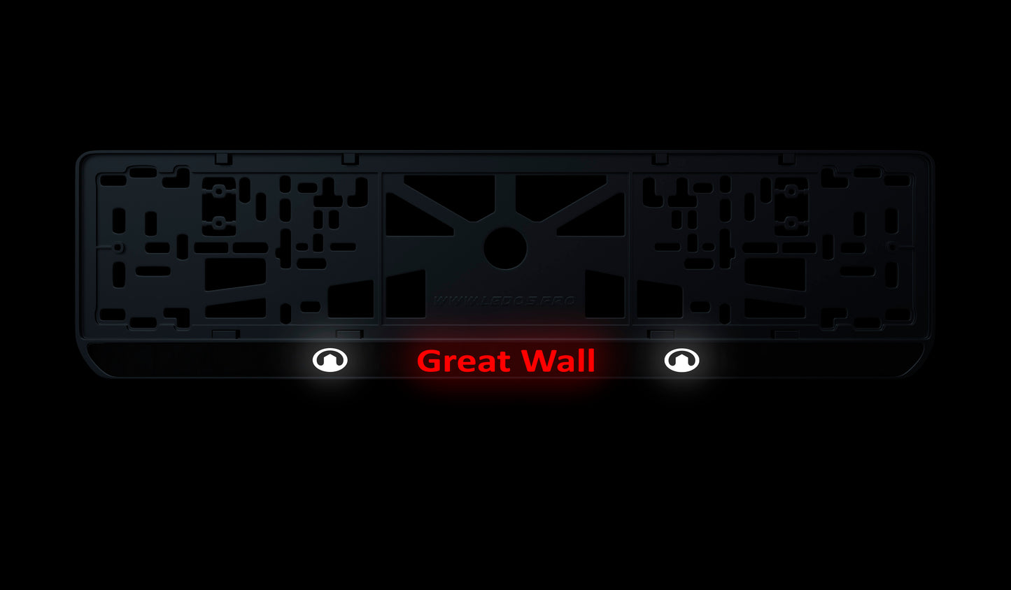 Рамка номерного знаку: Great Wall (стиль #1)