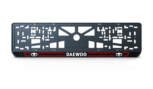 Рамка номерного знаку: Daewoo (стиль #5)