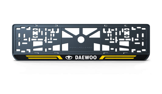 Рамка номерного знаку: Daewoo (стиль #4)