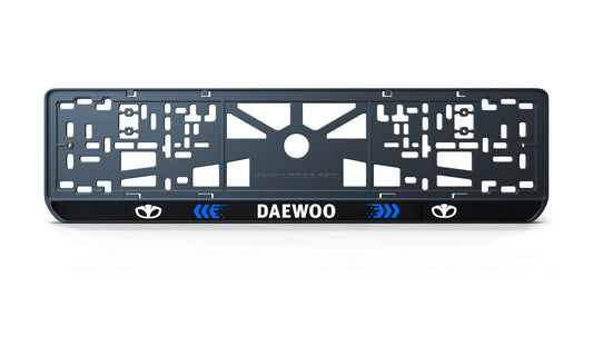 Рамка номерного знаку: Daewoo (стиль #3)