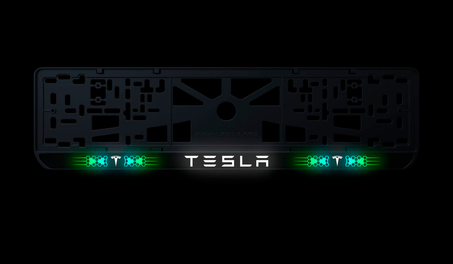 Рамка номерного знаку: Tesla (стиль #9)