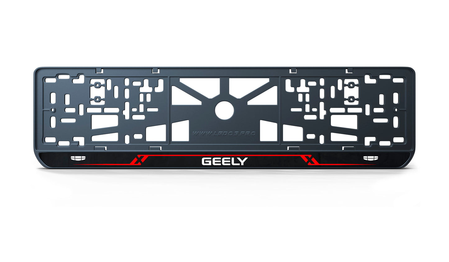 Рамка номерного знаку: Geely (стиль #8)