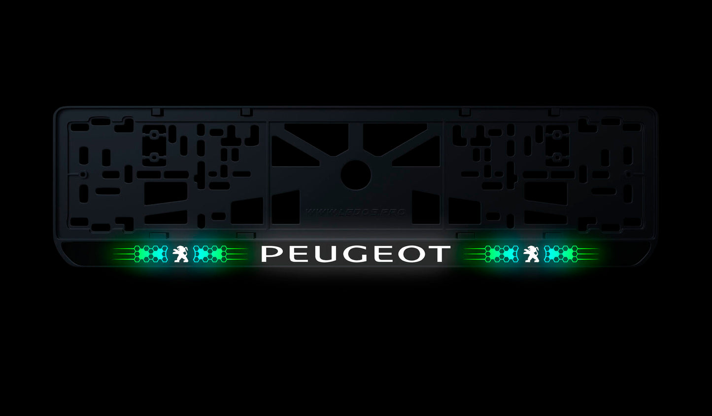 Рамка номерного знаку: Peugeot (стиль #9)