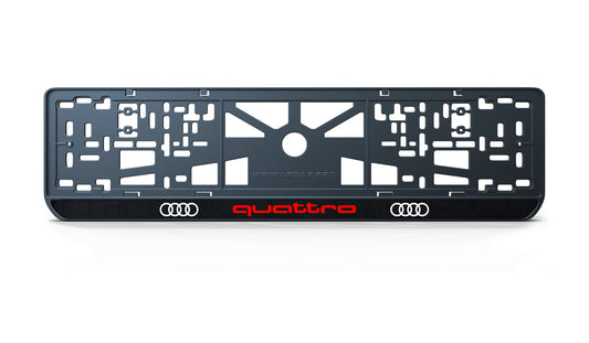 Рамка номерного знаку: Audi Quattro