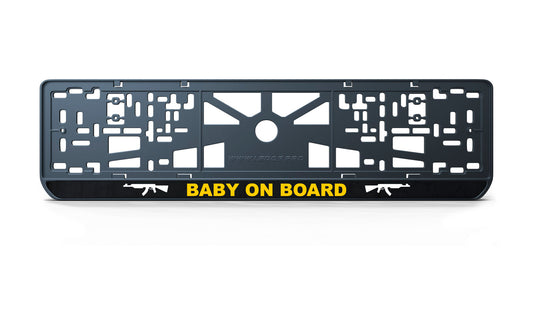 Рамка номерного знаку: Baby on board