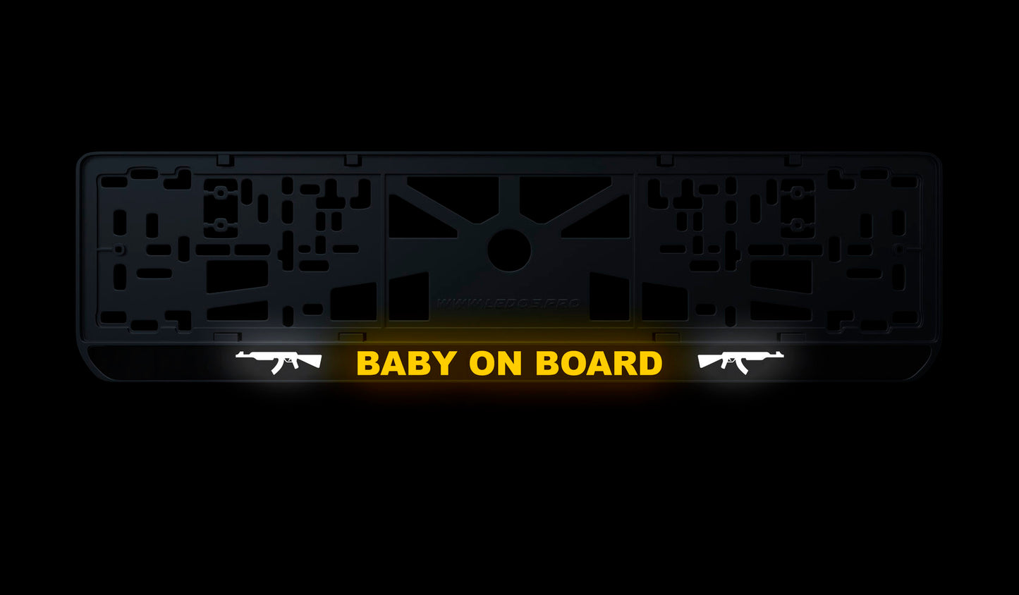 Рамка номерного знаку: Baby on board