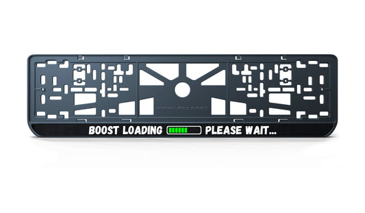Рамка номерного знаку: Boost loading