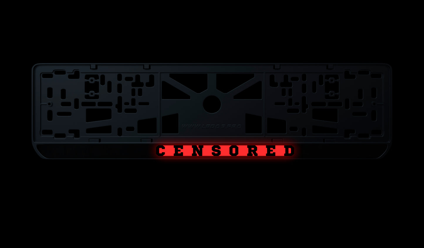 Рамка номерного знаку: Censored (стиль #1)