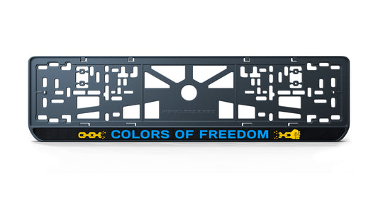 Рамка номерного знаку: Colors of Freedom
