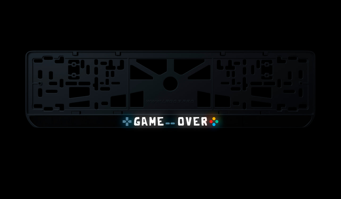 Рамка номерного знаку: Game Over (cтиль #2)
