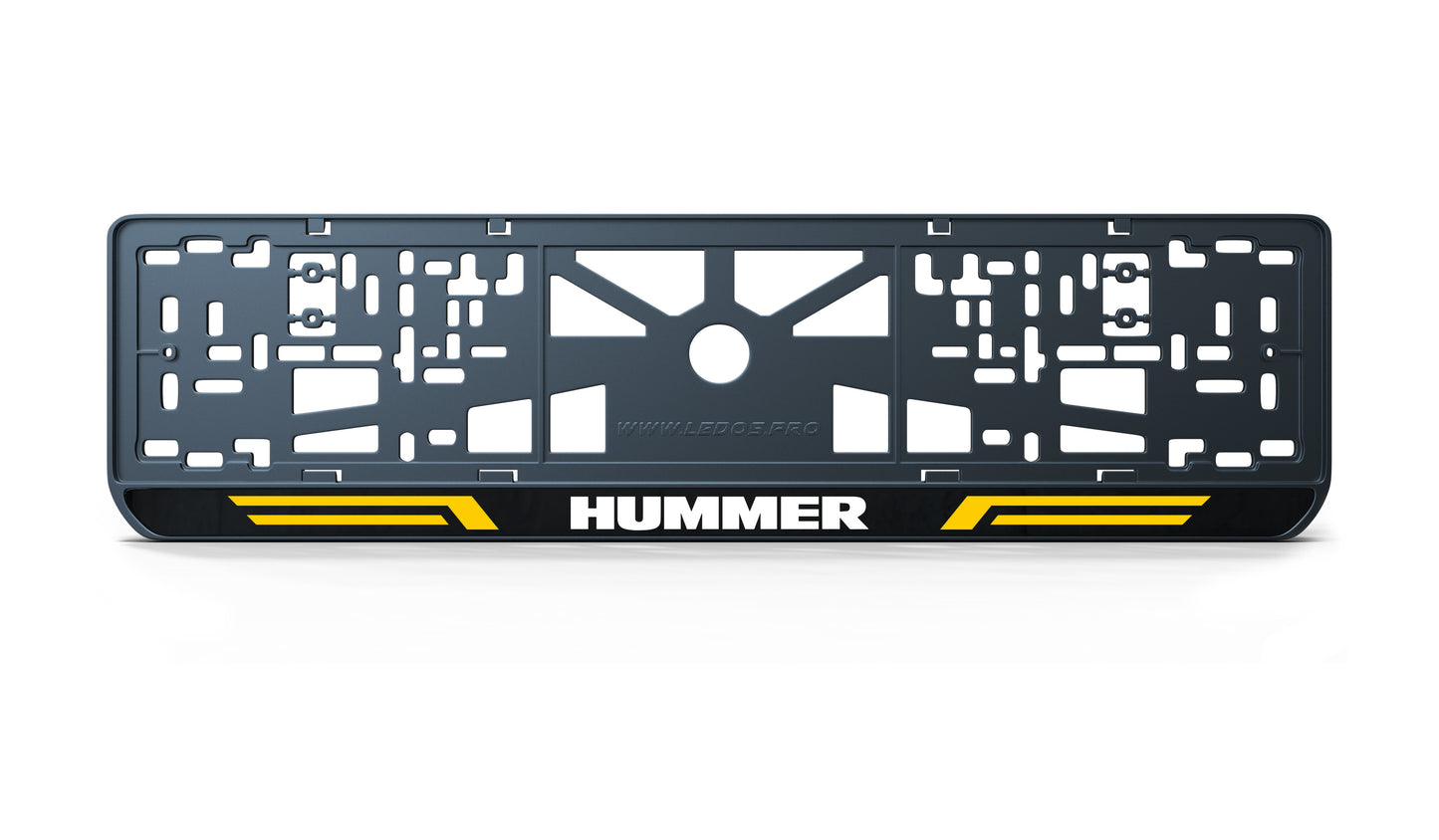 Рамка номерного знаку: Hummer (стиль #4)