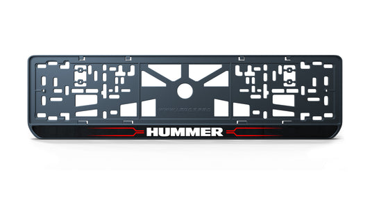 Рамка номерного знаку: Hummer (стиль #6)