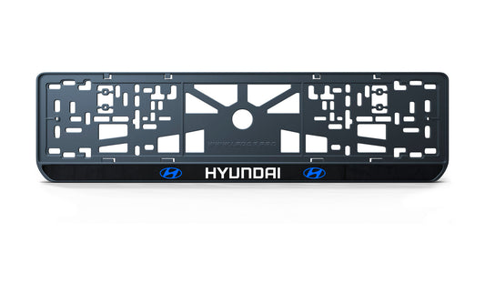 Рамка номерного знаку: Hyundai (стиль #1)