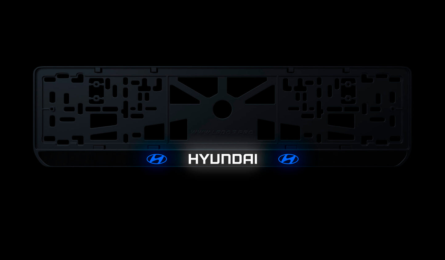 Рамка номерного знаку: Hyundai (стиль #1)