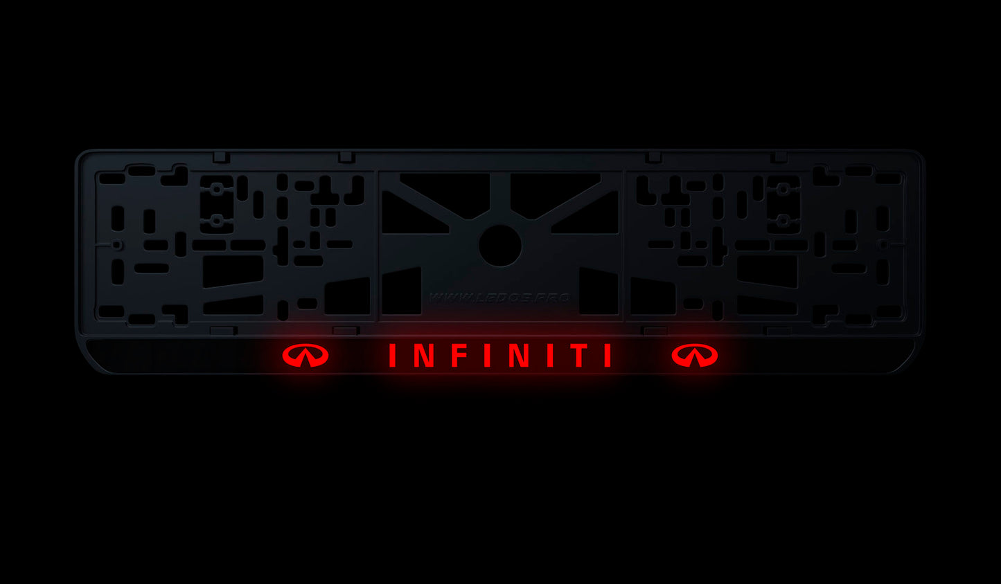 Рамка номерного знаку: Infiniti (стиль #2)