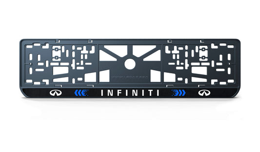 Рамка номерного знаку: Infiniti (стиль #3)