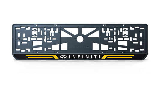 Рамка номерного знаку: Infiniti (стиль #4)