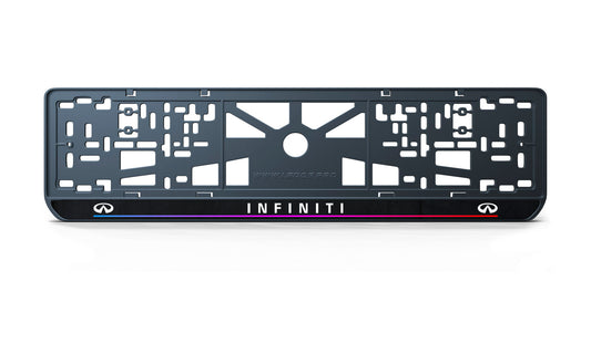 Рамка номерного знаку: Infiniti (стиль #7)