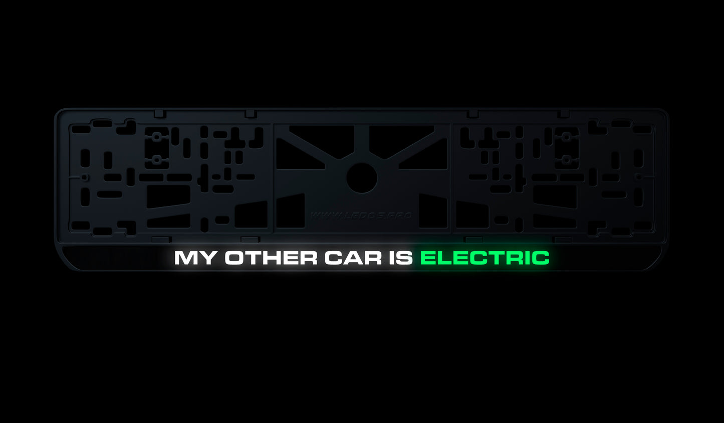 Рамка номерного знаку: MY OTHER CAR IS ELECTRIC