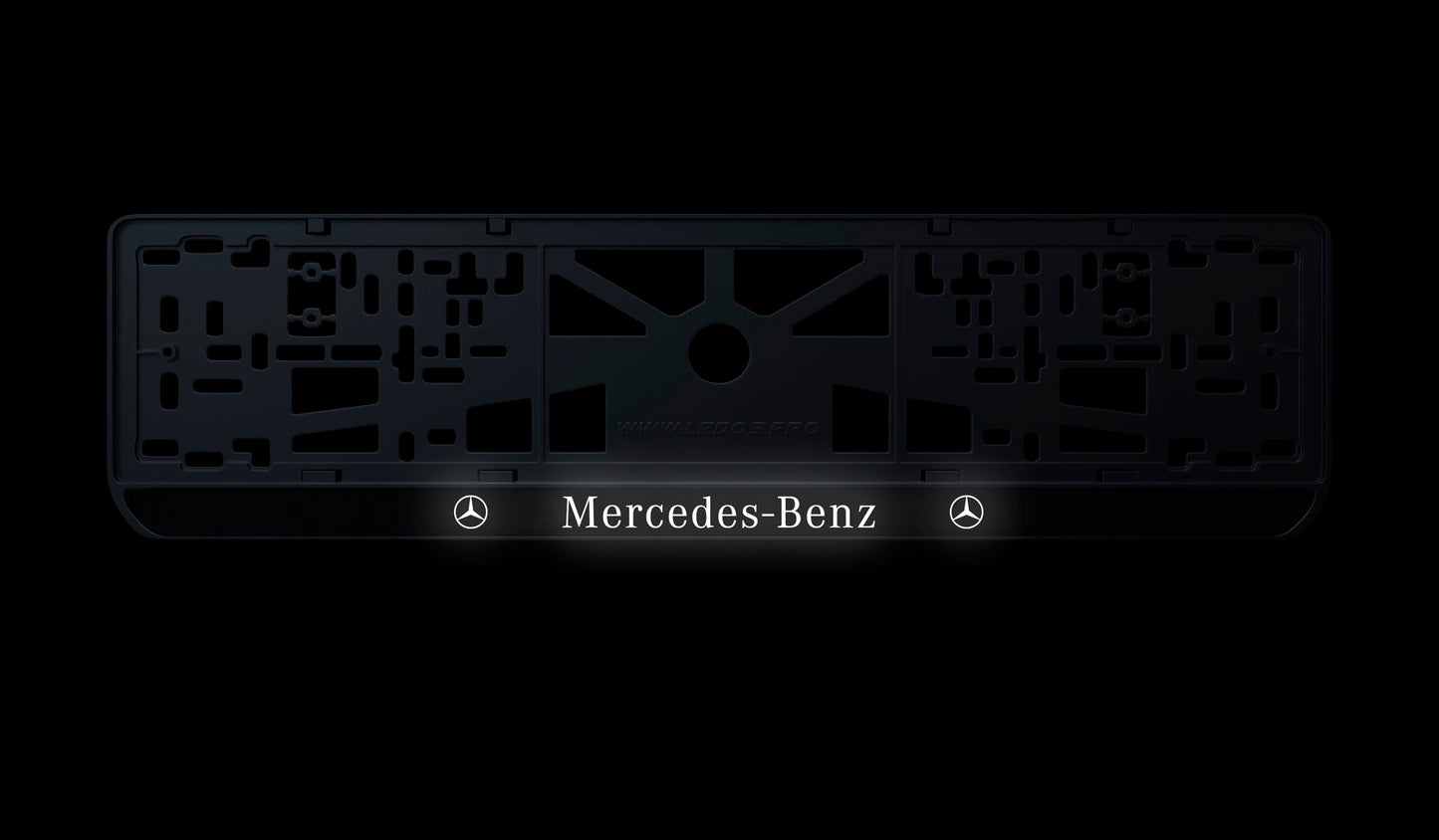 Рамка номерного знаку: Mercedes-Benz (стиль #1)