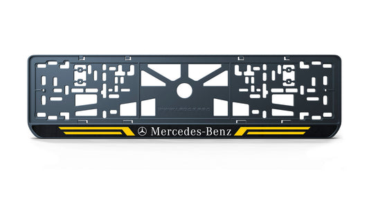 Рамка номерного знаку: Mercedes-Benz (стиль #4)