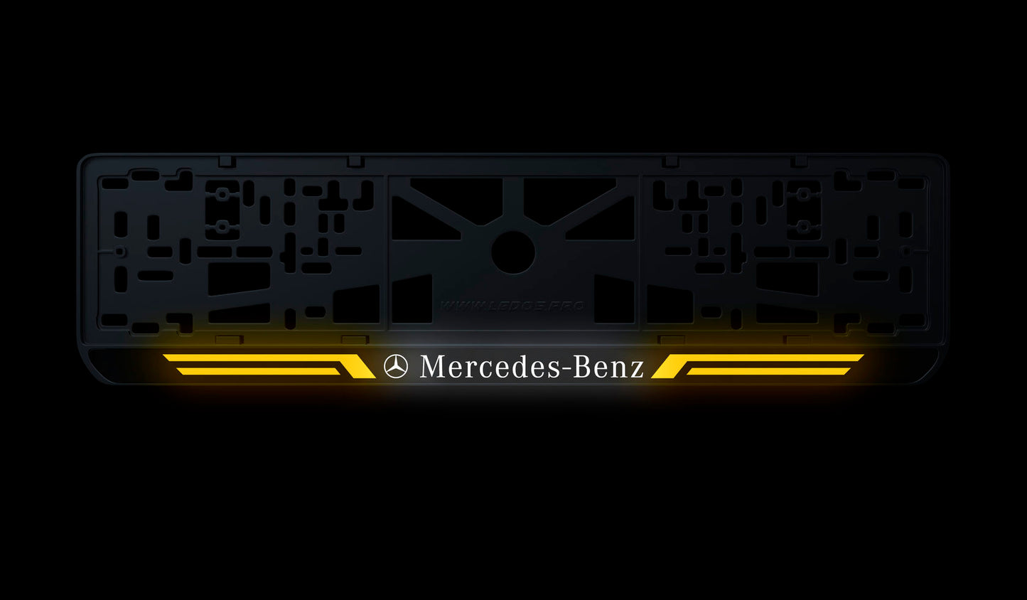 Рамка номерного знаку: Mercedes-Benz (стиль #4)