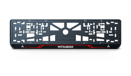 Рамка номерного знаку: Mitsubishi (стиль #8)