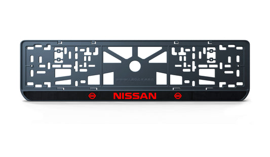 Рамка номерного знаку: Nissan (стиль #2)