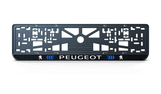 Рамка номерного знаку: Peugeot (стиль #3)