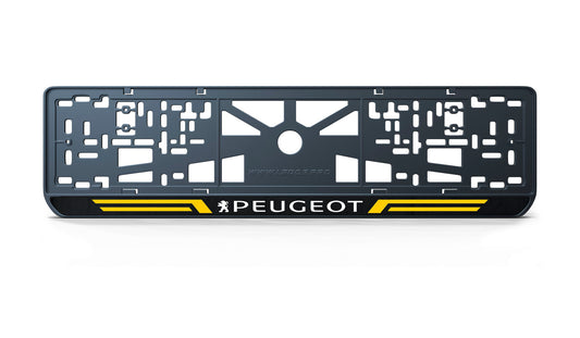 Рамка номерного знаку: Peugeot (стиль #4)