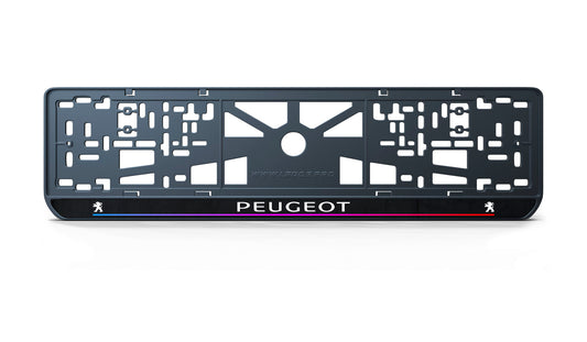 Рамка номерного знаку: Peugeot (стиль #7)
