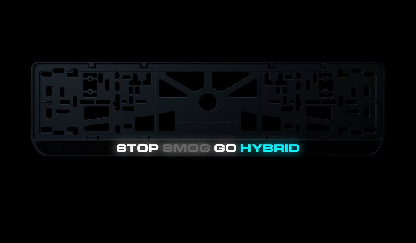 Рамка номерного знаку: STOP SMOG GO HYBRID