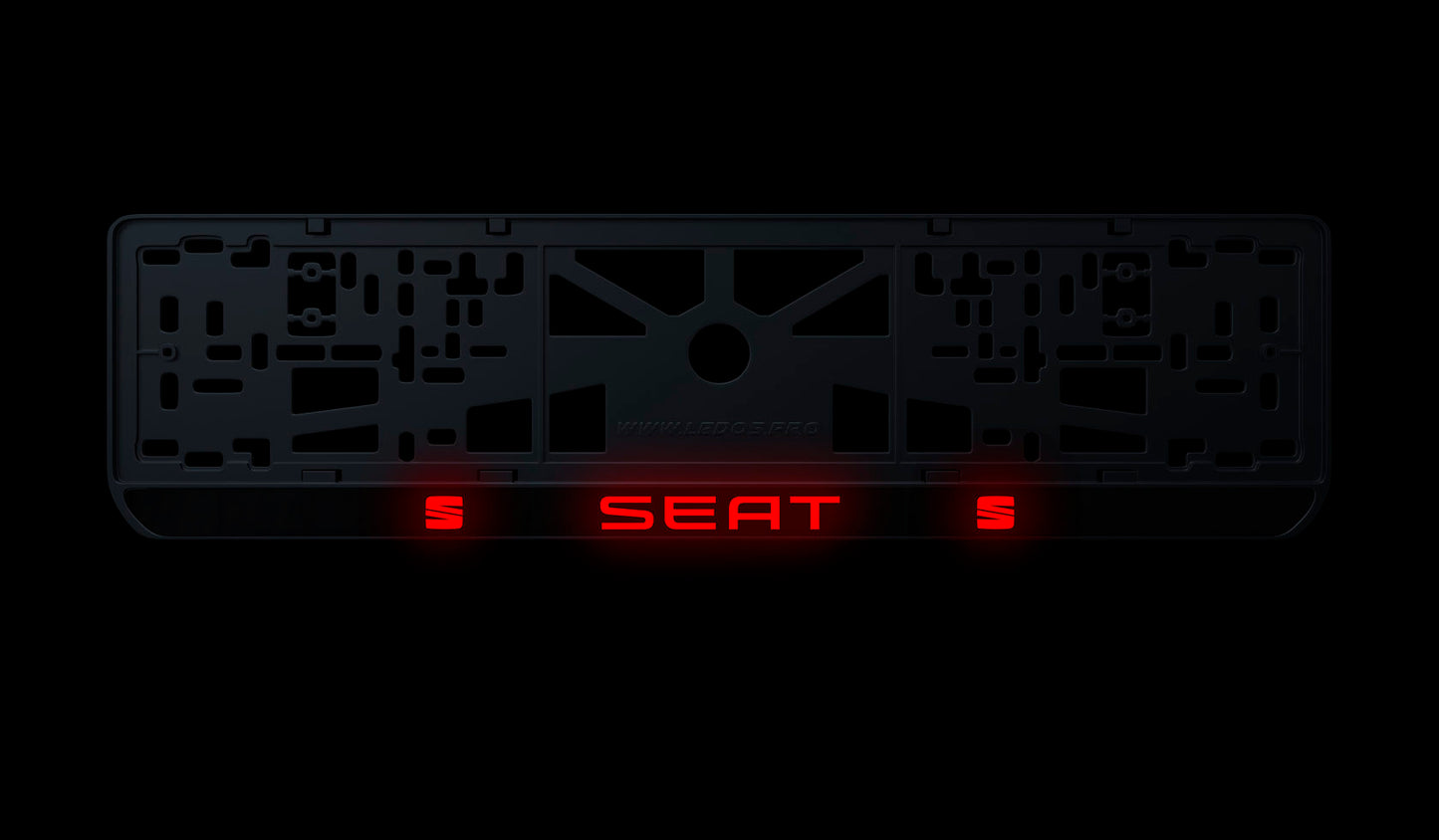 Рамка номерного знаку: Seat (стиль #2)