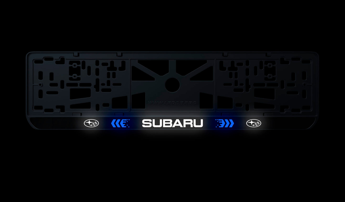 Рамка номерного знаку: Subaru (стиль #3)