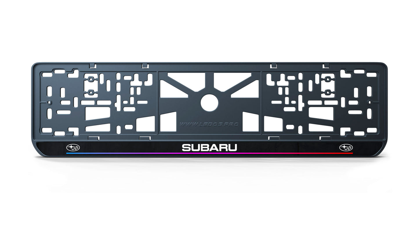 Рамка номерного знаку: Subaru (стиль #7)