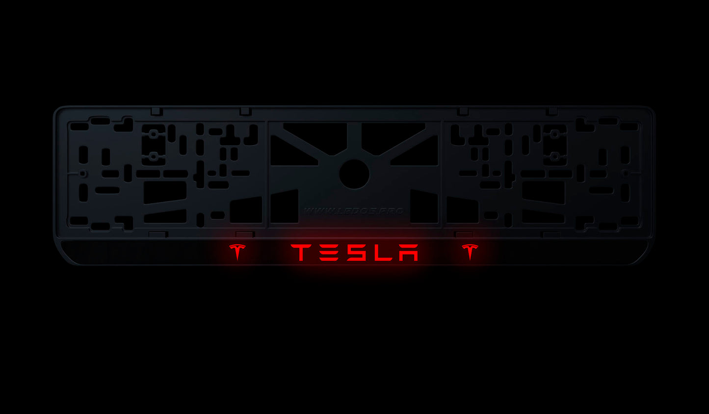 Рамка номерного знаку: Tesla (стиль #2)