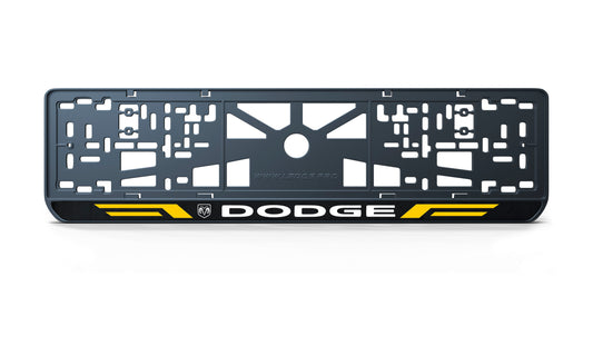 Рамка номерного знаку: Dodge (стиль #4)