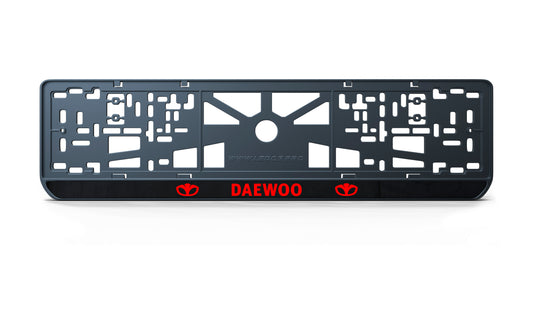Рамка номерного знаку: Daewoo (стиль #2)