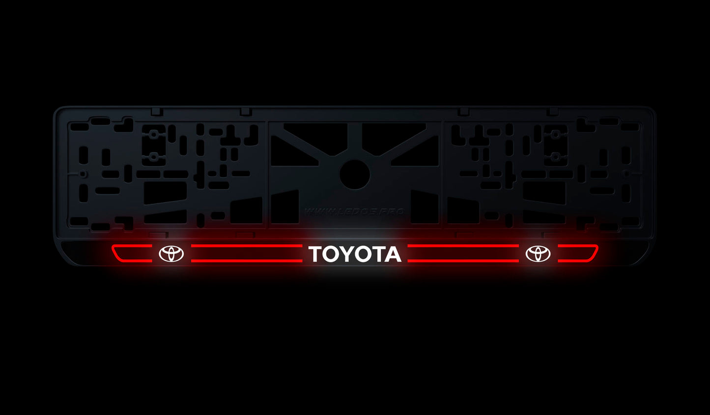 Рамка номерного знаку: Toyota (стиль #5)