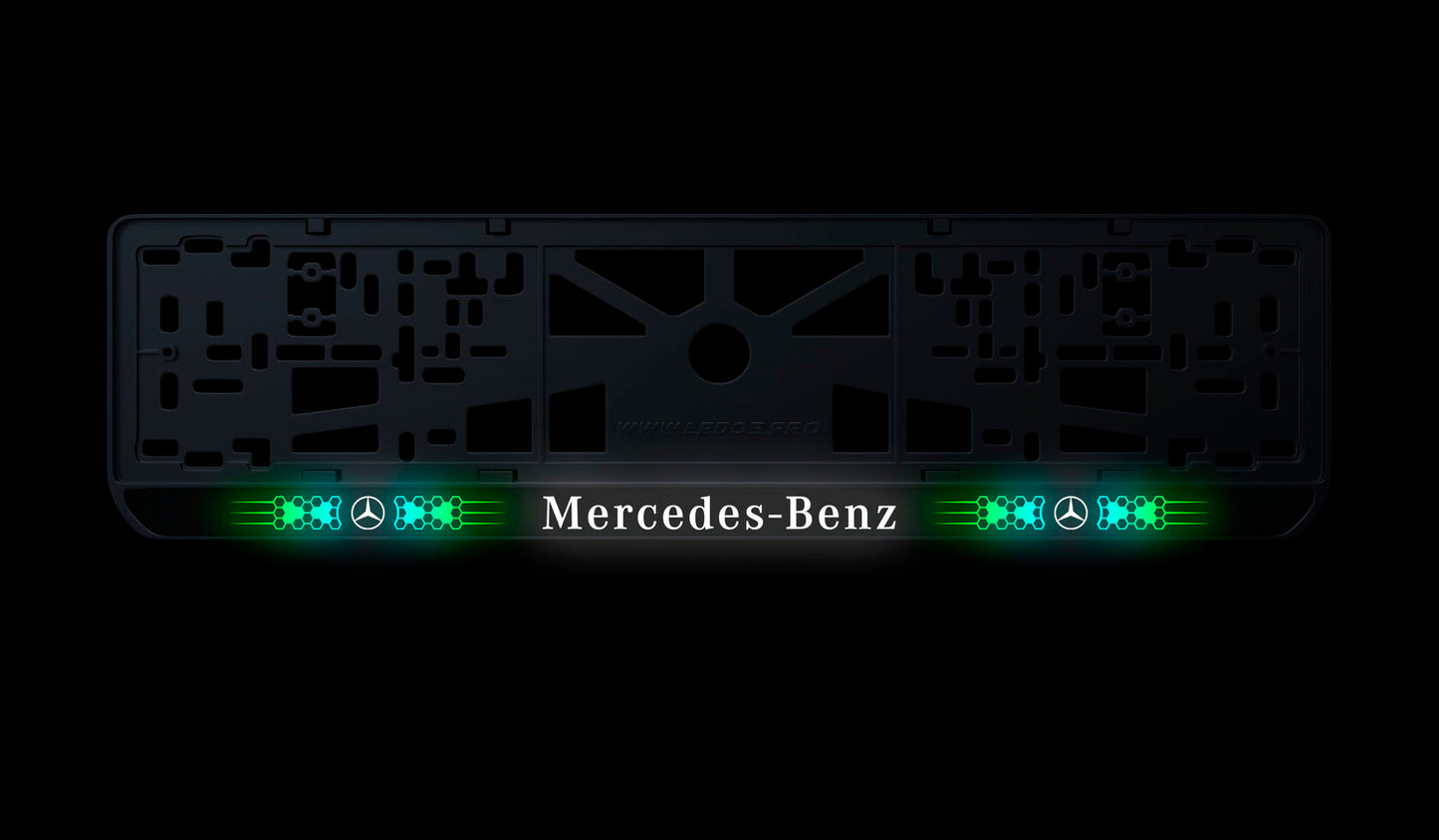 Рамка номерного знаку: Mercedes-Benz (стиль #9)
