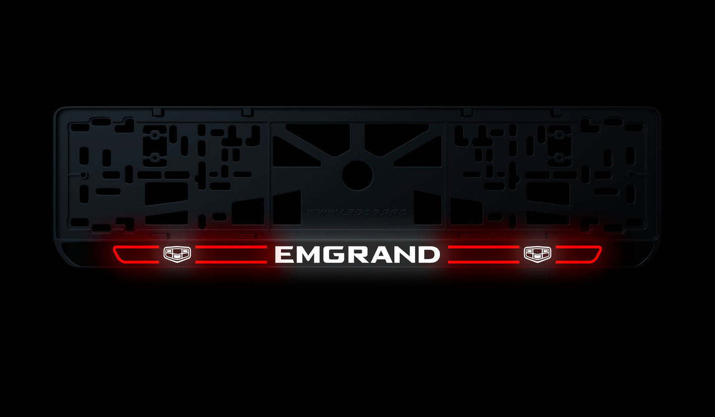 Рамка номерного знаку: Emgrand (стиль #5)