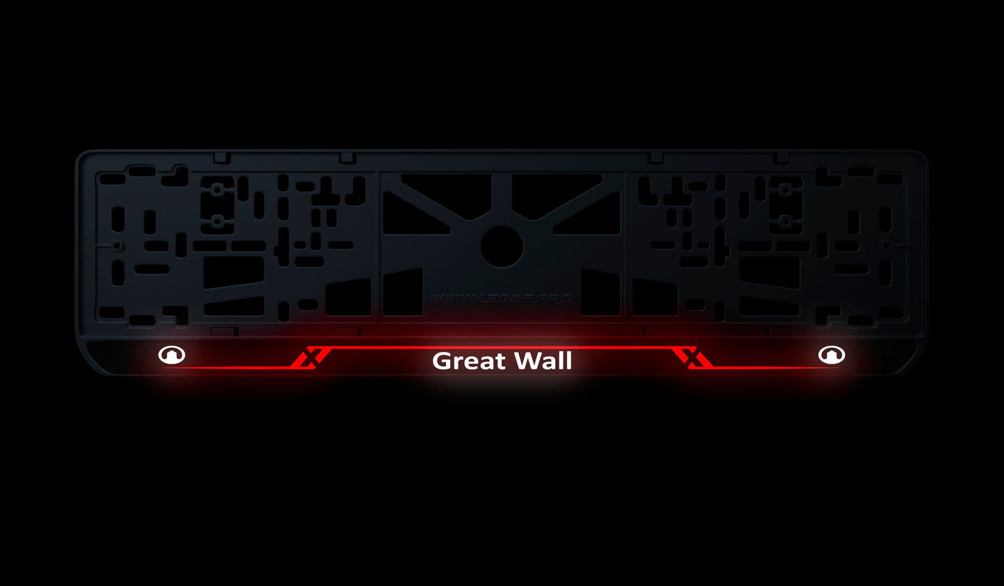 Рамка номерного знаку: Great Wall (стиль #8)