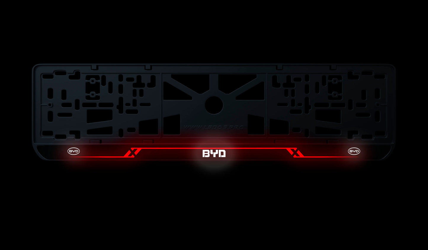 Рамка номерного знаку: BYD (стиль #8)