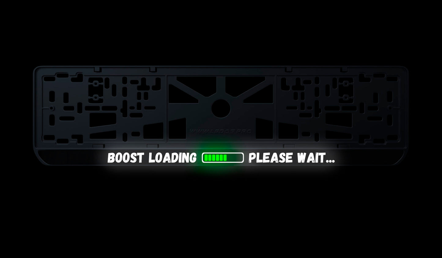 Рамка номерного знаку: Boost loading