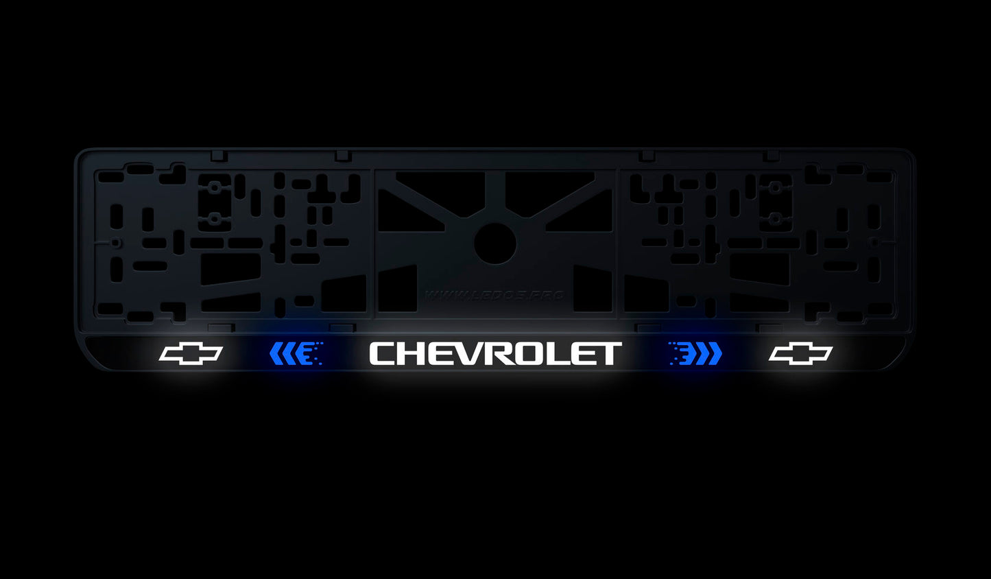 Рамка номерного знаку: Chevrolet (стиль #3)