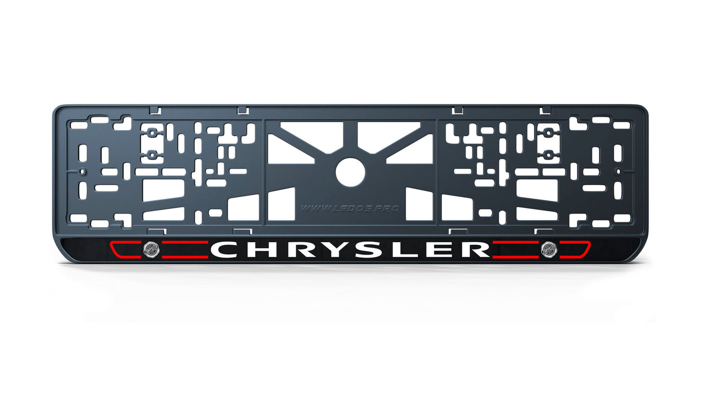 Рамка номерного знаку: Chrysler (стиль #5)