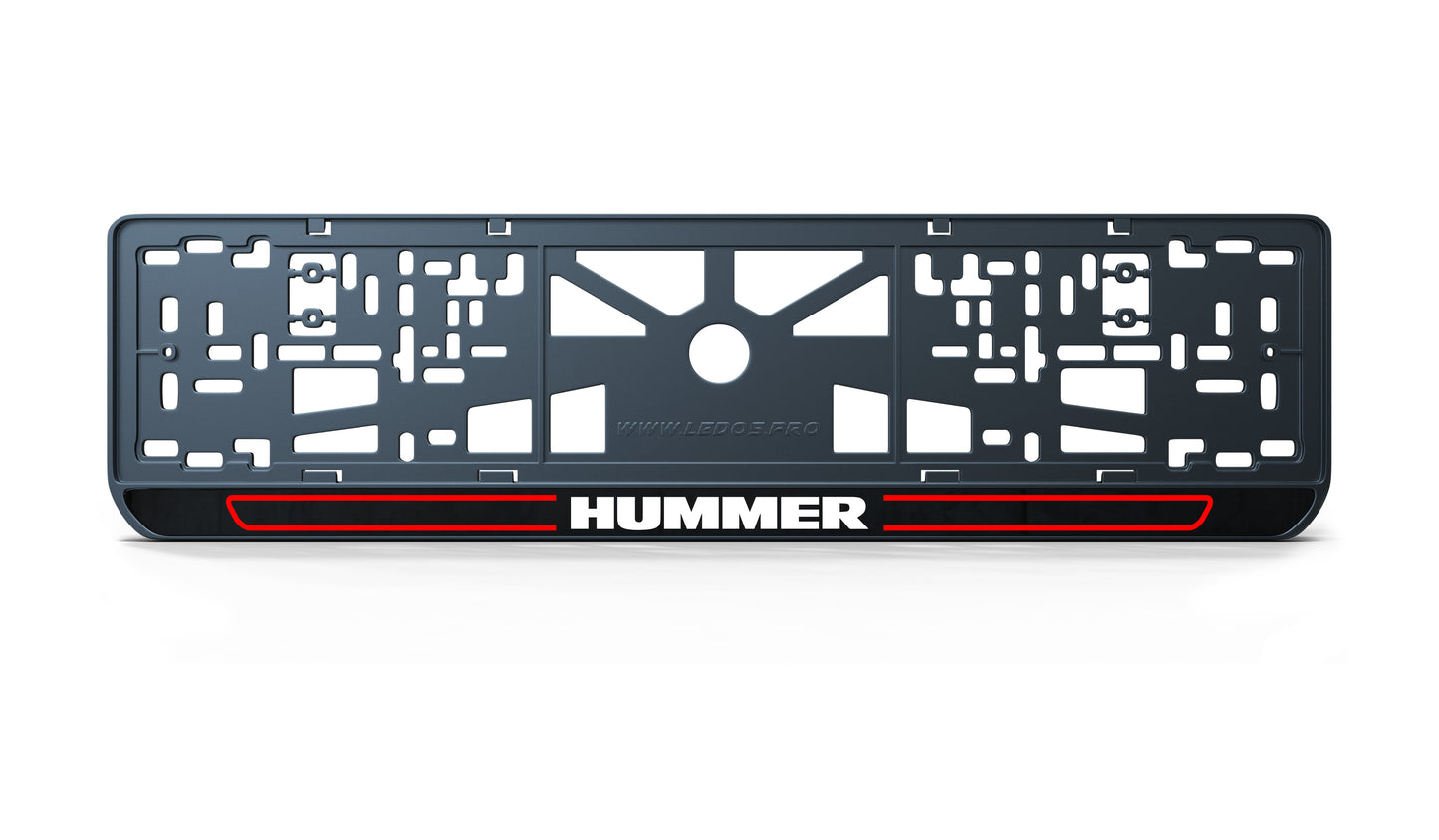 Рамка номерного знаку: Hummer (стиль #5)