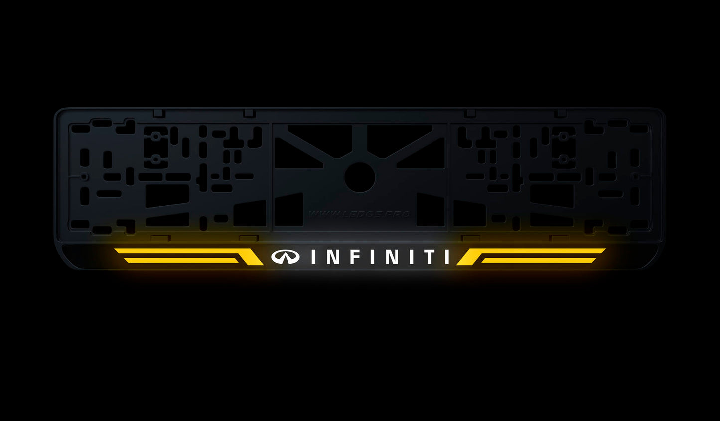 Рамка номерного знаку: Infiniti (стиль #4)